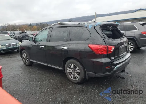 2017 Nissan Pathfinder S z USA, uszkodzony, nr VIN 5N1DR2MM1HC912934